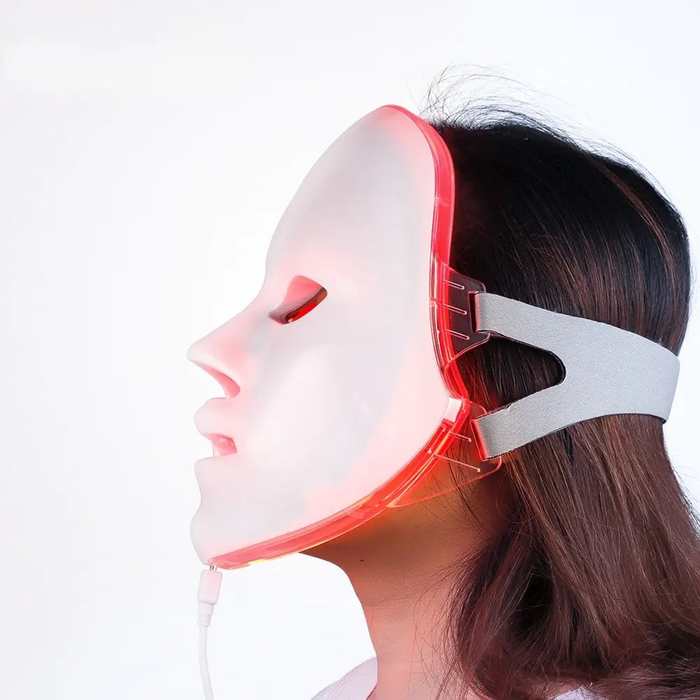 7 Farben LED Photonentherapie Gesichtsmaske