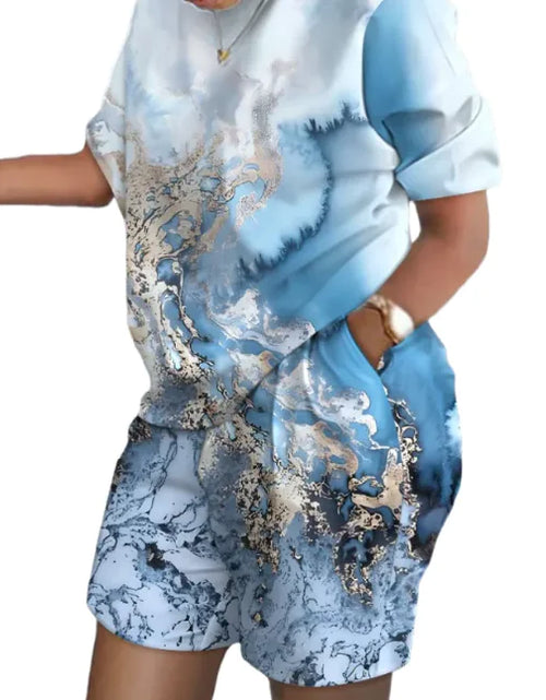 Bild in Galerie-Viewer laden, Women&#39;s Printed Two-Piece Commuter Set
