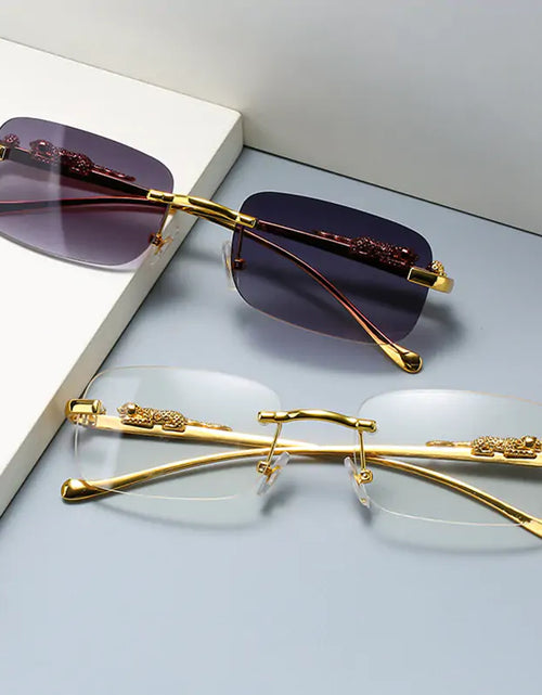 Bild in Galerie-Viewer laden, Randlose quadratische Sonnenbrille
