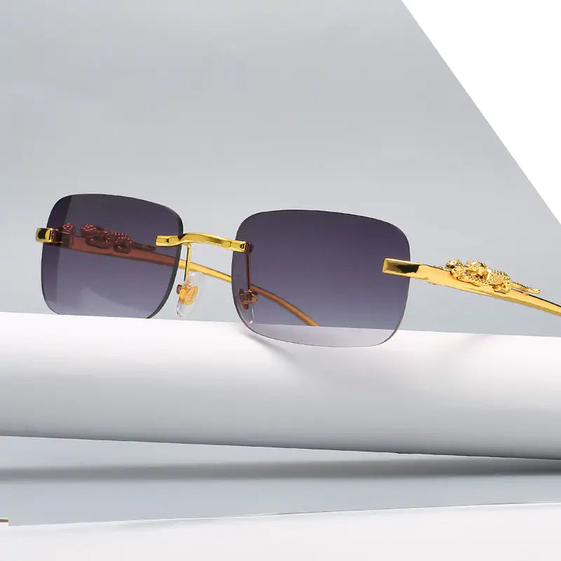 Randlose quadratische Sonnenbrille