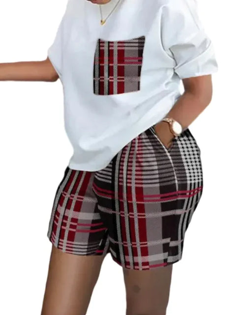Bild in Galerie-Viewer laden, Women&#39;s Printed Two-Piece Commuter Set

