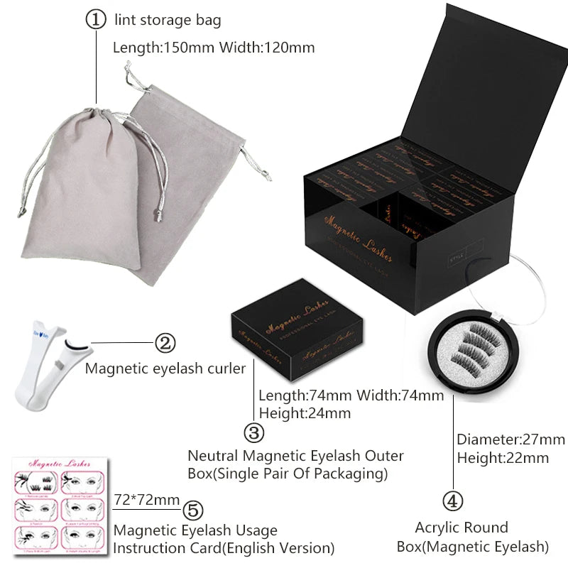 Magnetische Wimpern