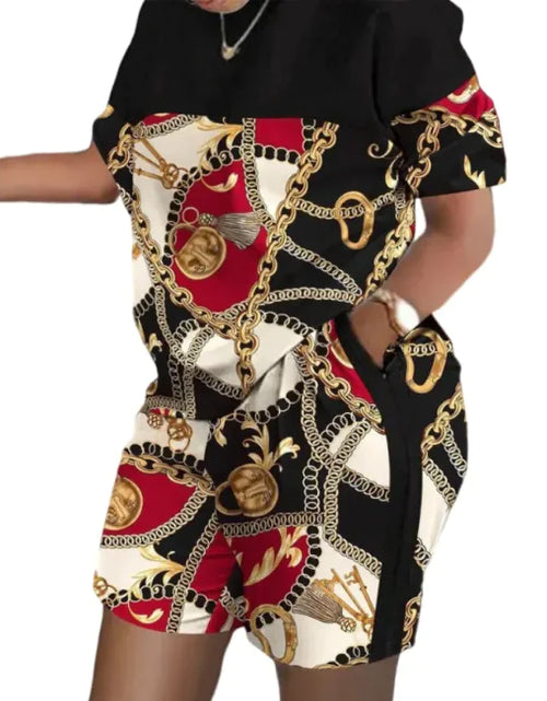 Bild in Galerie-Viewer laden, Women&#39;s Printed Two-Piece Commuter Set
